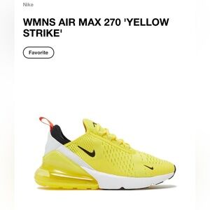 Women’s Nike Air Max 270 “Yellow Strike”